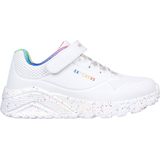 Skechers - Uno Lite-Rainbow Specks - Sneakers - White - Synthetisch - Air-Cooled Memory Foam