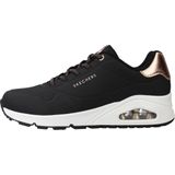 Skechers - Uno - Shimmer Away - Sneakers - Grijs - Textiel