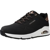 Skechers - Uno - Shimmer Away - Sneakers - Grijs - Textiel