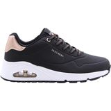 Skechers - Uno - Shimmer Away - Sneakers - Grijs - Textiel