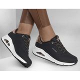 Skechers - Uno - Shimmer Away - Sneakers - Grijs - Textiel