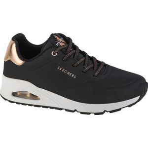 Skechers - Uno - Shimmer Away - Sneakers - Grijs - Textiel