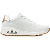 Skechers Uno Shimmer Away dames sneakers wit