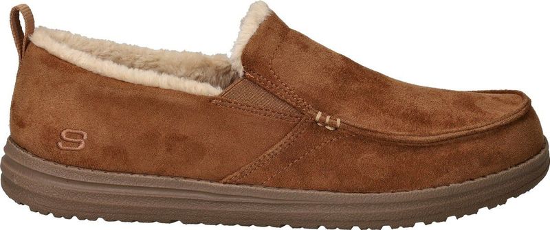 Skechers Melson Willmore Heren Sloffen Bruin