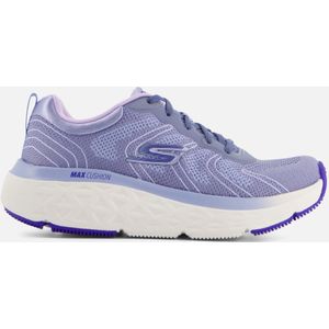 Skechers Max Cushioning Delta Sneaker voor dames, Blauwe Textiel Lavendel Trim, 40 EU