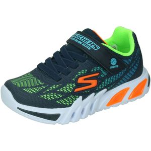 Skechers Flex-Glow Elite - Vorlo Jongens Sneakers - Donkerblauw/Multicolour - Maat 28