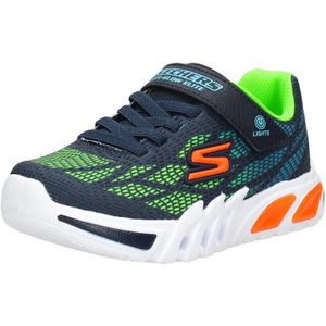 Skechers Flex-Glow Elite Vorlo Sneaker voor jongens, Navy Synthetische Multi Trim, 34 EU