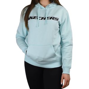 Skechers Heritage Hoodie WH-AQUA, Vrouwen, Blauw, Sweatshirt