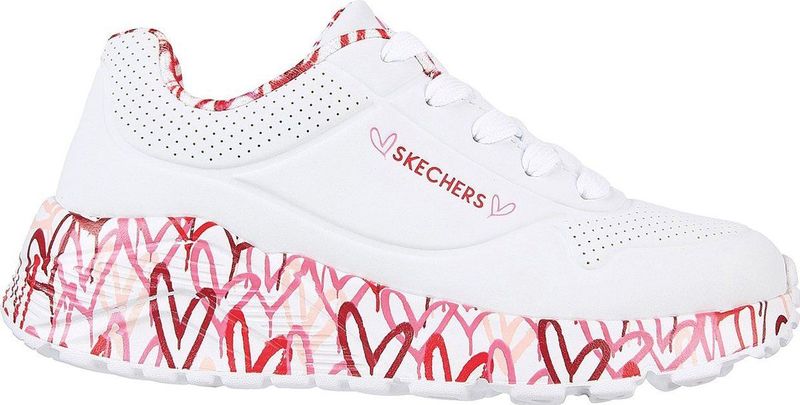 Skechers x JGoldcrown - Street One Lite - Casual - Wit - Synthetisch Durabuck