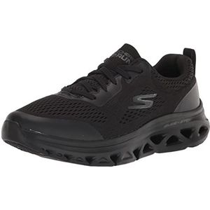 Skechers Gorun Glide-Step Flex Sportschoenen voor heren, met luchtgekoelde schuimrubberen sneakers, zwart, 42,5 EU