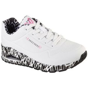 Skechers Uno - Loving Love Dames Sneakers - White - Maat 37