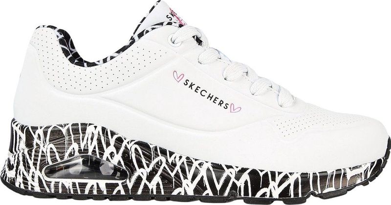 Skechers - JGoldcrown - Gympen - Wit - Synthetisch Durabuck
