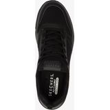 Skechers - Uno Fastime - Sneakers - Zwart - Imitatieleer, Textiel, Rubber