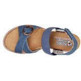 Skechers Desert Kiss Hi Sandalen Hak - blauw - Maat 38