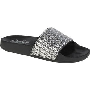 Skechers - Cali Pop Ups New Spark - Sandal Slipper - Zwart - Luxe Foam