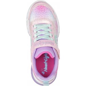 Skechers Glow-Brites Sneaker Kind, Roze Synthetisch Mesh, 36 EU