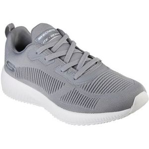 Skechers Heren 232290 BKW Sneaker, Grijze Mesh Trim, 45 EU