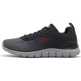 Skechers Track - Ripkent 232399-BKCC, Mannen, Grijs, Trainingschoenen, maat: 39