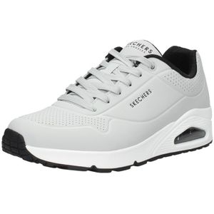 Skechers Uno Stand On Air heren N/A, Light Gray Durabuck Black Trim, 45.5 EU