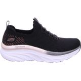 Skechers - D'lux Walker - Sneaker - Zwart - Gebreid - Lichtgewicht en Schokabsorberend