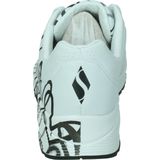 Skechers - UNO-SPREAD THE LOVE - Vrijetijdsschoen - Wit/Zwart - Graffiti-print