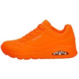 Skechers - UNO - Sneakers - Uni-neonoranje - Textiel - Vetersluiting