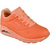 Skechers - UNO - Sneakers - Uni-neonoranje - Textiel - Vetersluiting