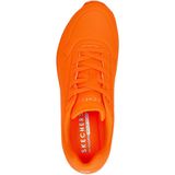 Skechers - UNO - Sneakers - Uni-neonoranje - Textiel - Vetersluiting