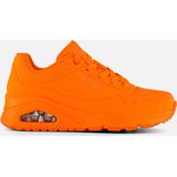 Skechers - UNO - Sneakers - Uni-neonoranje - Textiel - Vetersluiting