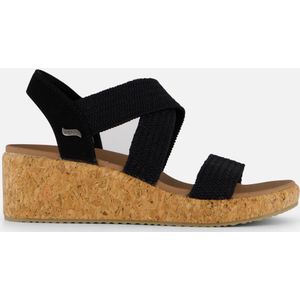 Skechers - Arch Fit Beverlee-Love Stays - Sleehak Sandalen - Zwart