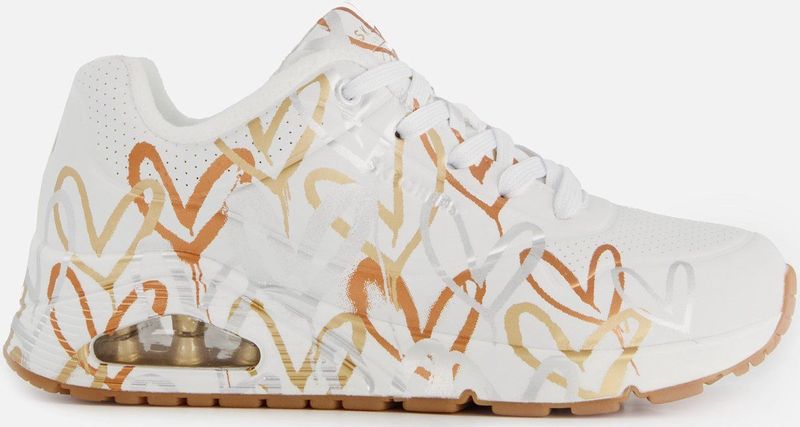 Skechers - Dames Sneakers - Zwart - PU