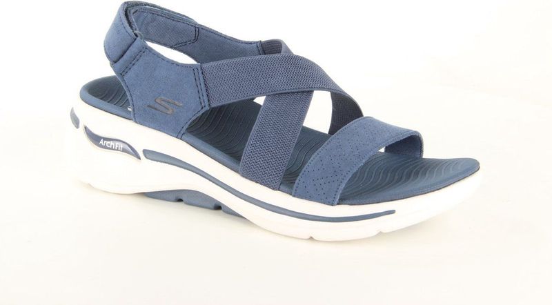 Skechers Go Walk Arch Fit Sandal - Tre Dames Sandalen - Blauw