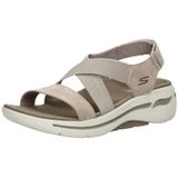 Skechers Go Walk Arch Fit Sandal - Tre Dames Sandalen - Taupe - Maat 38