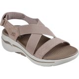 Skechers Go Walk Arch Fit Sandal - Tre Dames Sandalen - Taupe