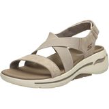 Skechers Go Walk Arch Fit Sandal - Tre Dames Sandalen - Taupe