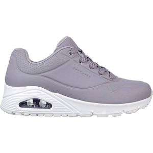 Skechers - Sneakers - Paars - Synthetisch Materiaal - Vetersluiting