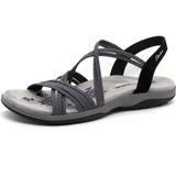 Skechers Reggae Slim - Turn It Up Dames Sandalen - Zwart