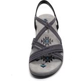 Skechers Reggae Slim - Turn It Up Dames Sandalen - Zwart