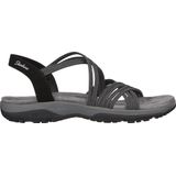 Skechers Reggae Slim - Turn It Up Dames Sandalen - Zwart