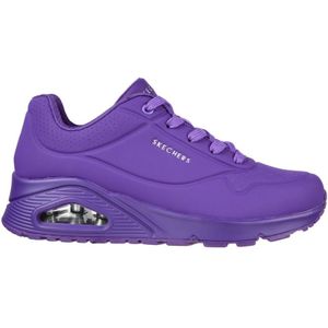 Skechers - Uno Night Shades - Damessneakers - Licht Paars - Comfortabele Binnenzool