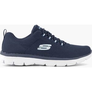 Skechers - Sneakers - Donkerblauw - Textiel - Memory Foam Voetbed