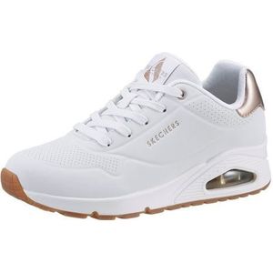 Skechers Uno-Golden Air Sneaker voor dames, Wit, 38.5 EU