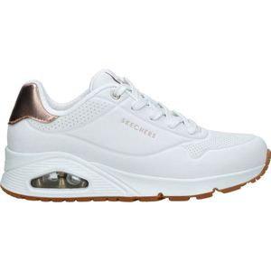 Skechers Uno - Golden Air Dames Sneakers - Wit