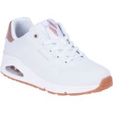 Skechers Uno Gouden Air Dames Sneakers Wit
