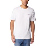 Columbia - CSC Basic Logo T-Shirt - Wit - 100% Organisch Katoen