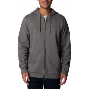 Columbia Logo Sweatshirt Met Rits Grijs Man