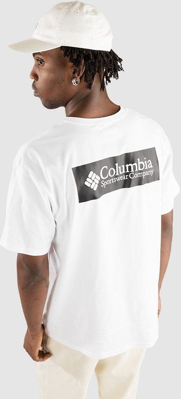 Columbia - North Cascades - T-Shirt - White/CSC Box - 60% Katoen, 40% Polyester