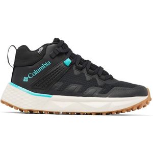 Columbia Facet 75 Mid Outdry dameswandelschoenen, helder aqua, 39,5 EU, Zwart/Bright Aqua, 39.5 EU