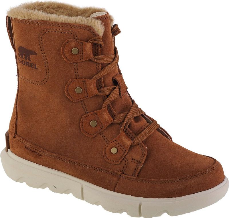 Sorel - Explorer Next Joan - Snowboot - Zwart - Suède - Waterdicht