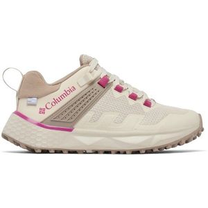Columbia Women's Facet 75 Outdry Waterproof Low Rise Hiking Shoes, Brown (Dark Stone x Dark Fuchsia), 3 UK